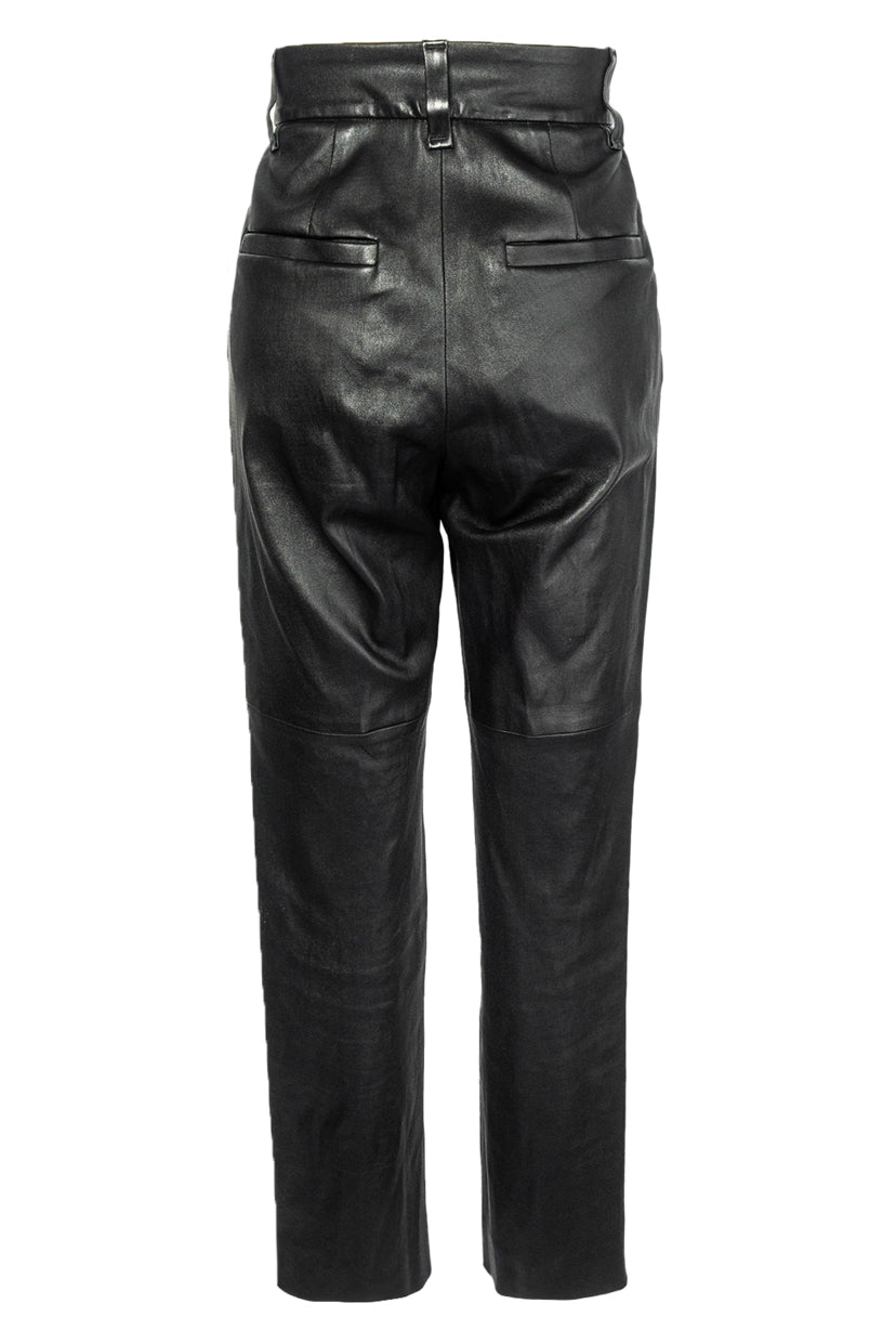 Brunello Cucinelli Size 4 Stretch Nappa Leather Pants