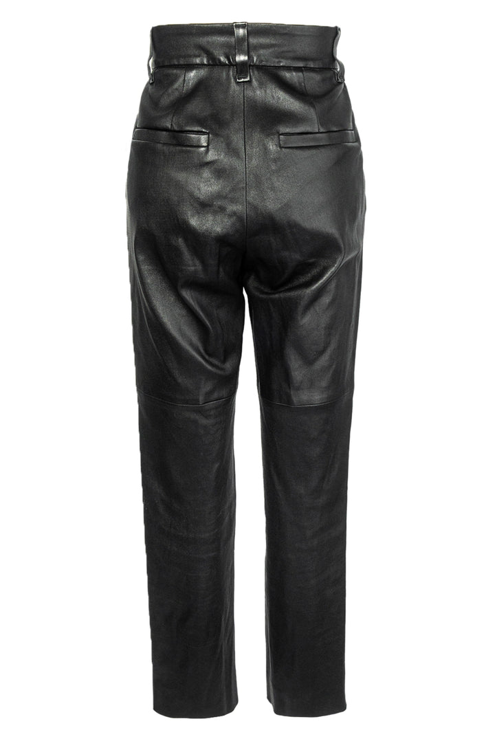 Brunello Cucinelli Size 4 Stretch Nappa Leather Pants