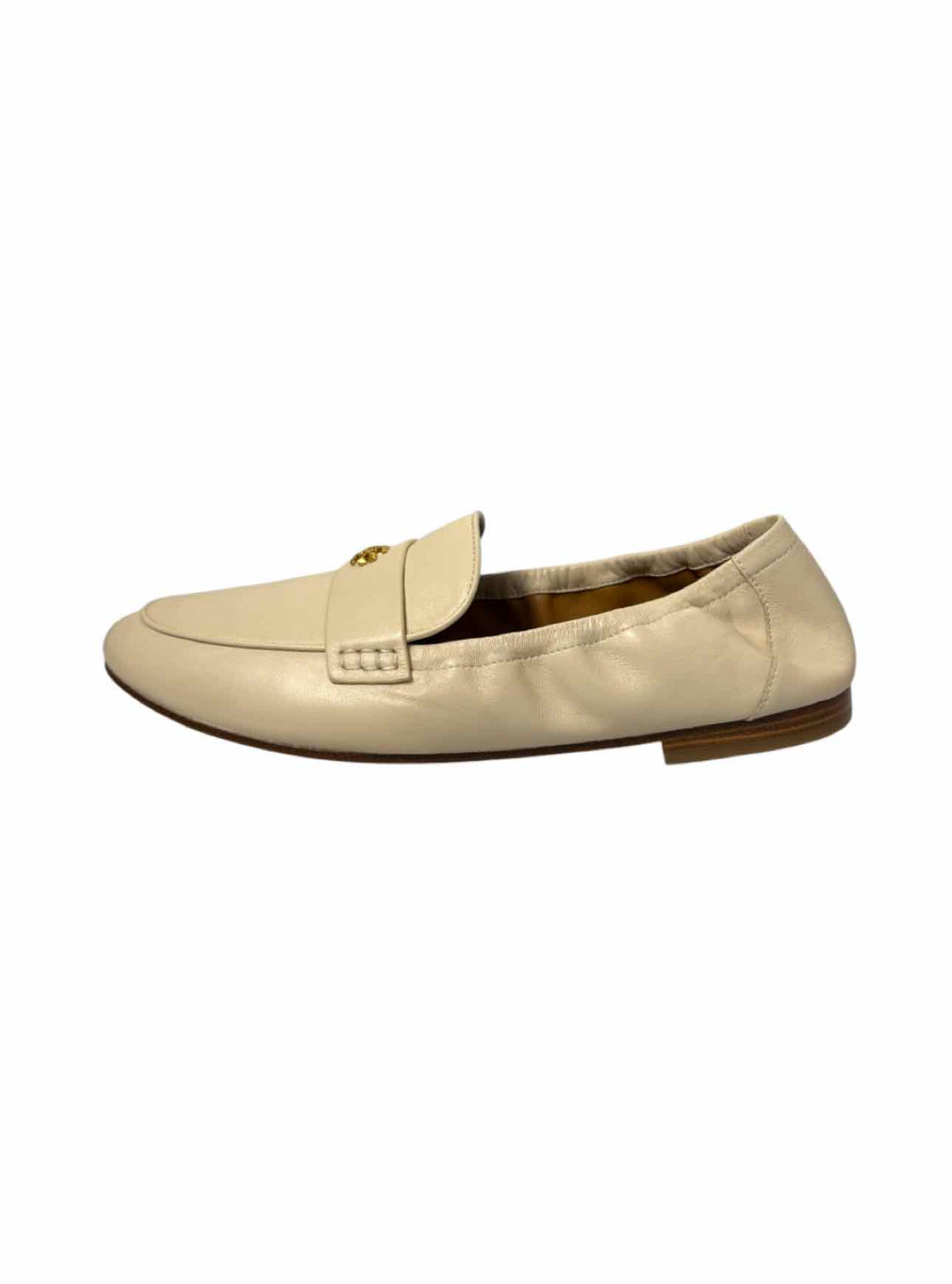 Tory Burch Size 10 Leather Ballet Loafers