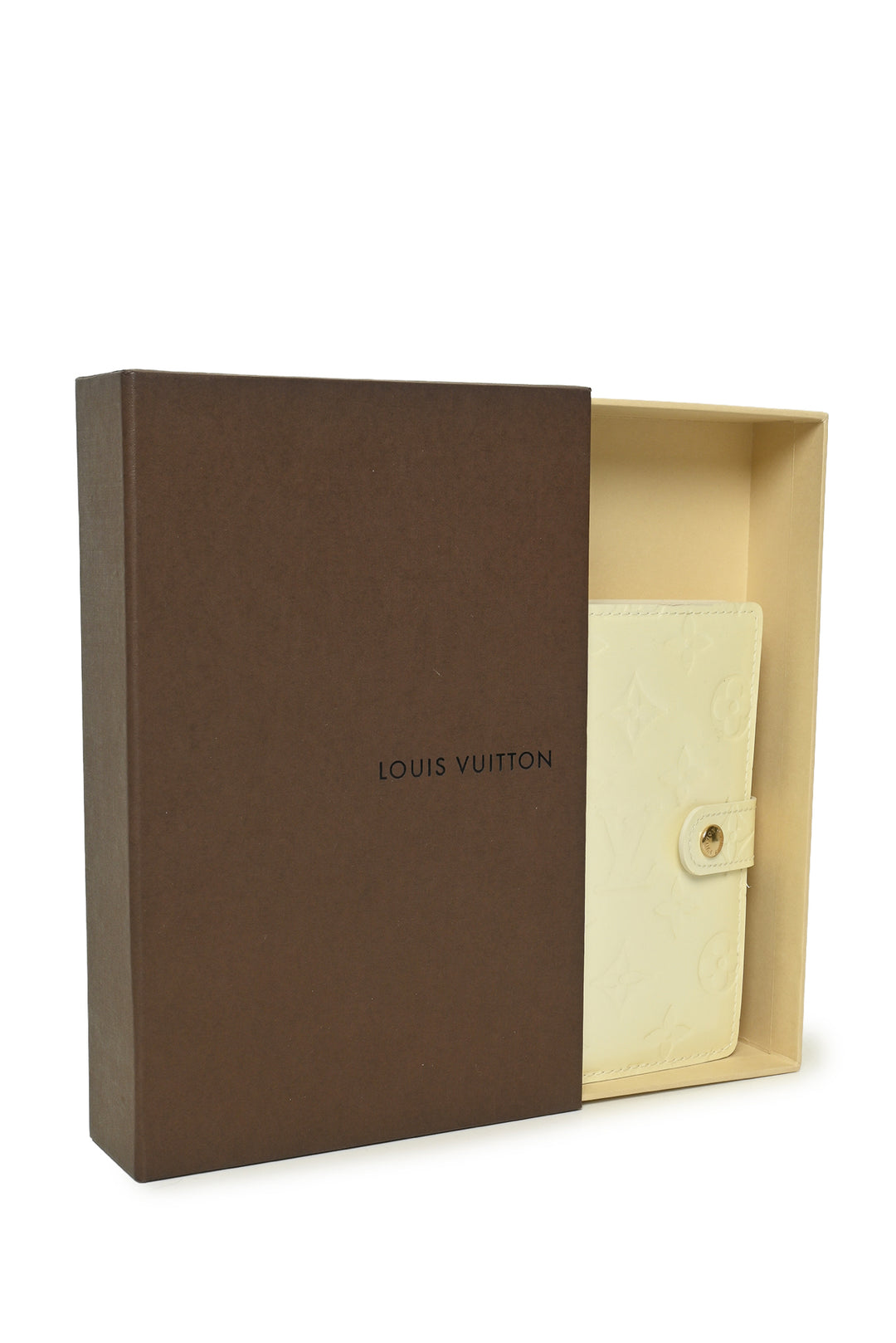 Louis Vuitton 2005 Monogram Vernis Small Ring Agenda Cover