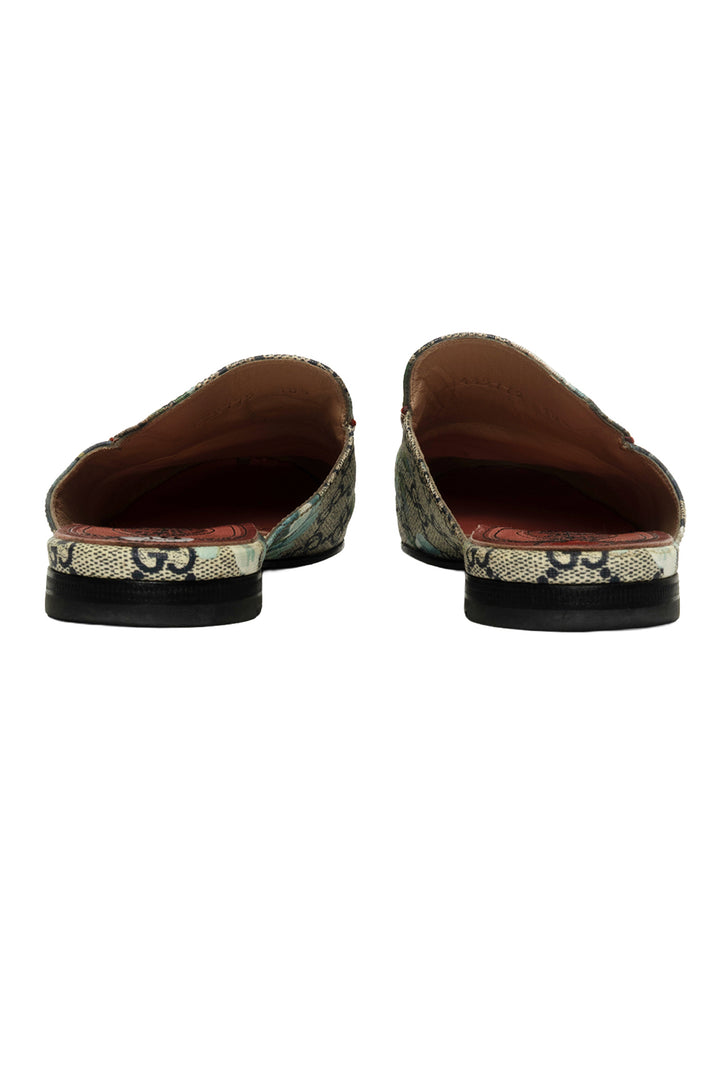 Gucci Size 38.5 Princetown GG Blooms Loafer