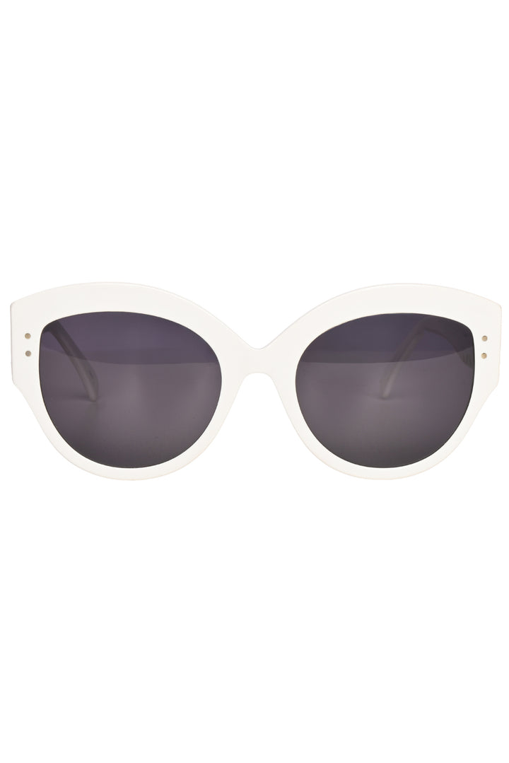 Alaia Laser Cut Round Sunglasses