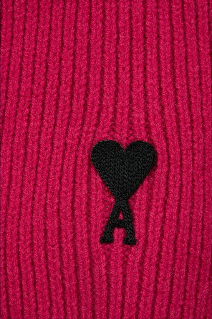 Ami Size OS Virgin Wool Knit Scarf