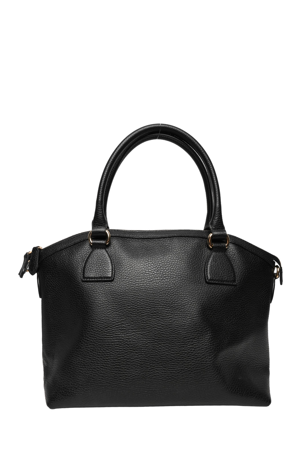 Gucci Pebbled Leather GG Dome Satchel Tote