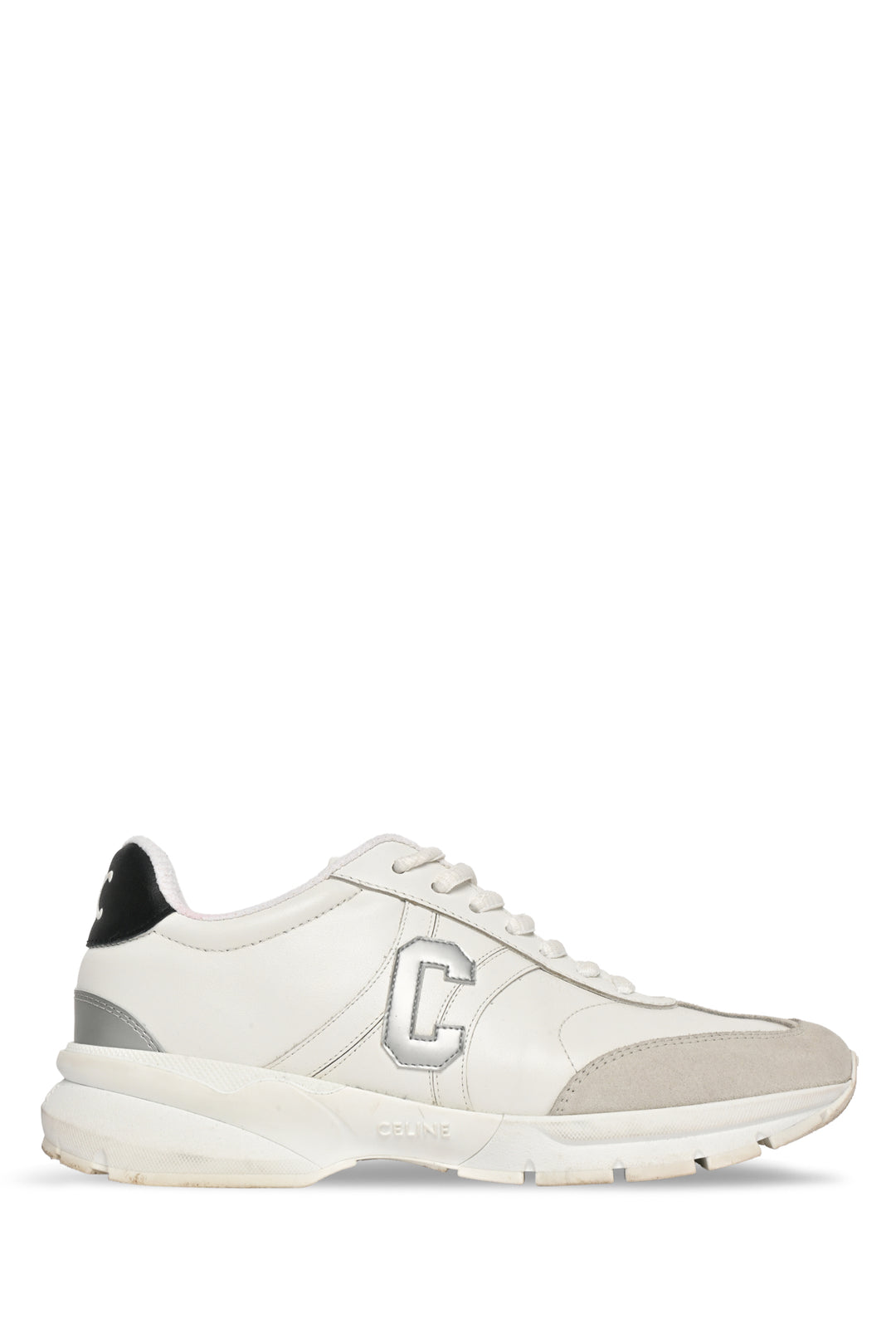 Celine Size 38 CR-02 Low Lace Up Sneaker
