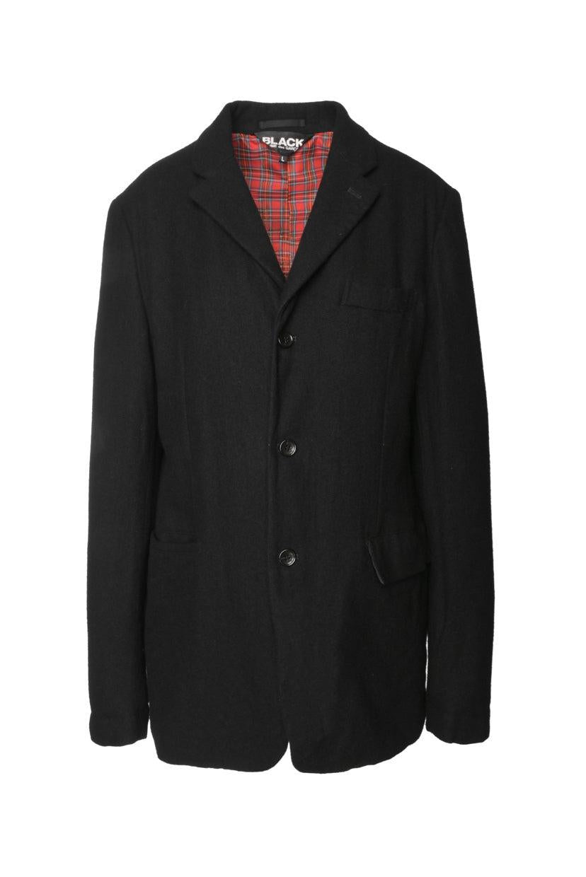 Comme Des Garcons BLACK Men's Size L 3 Button Wool Blend Blazer