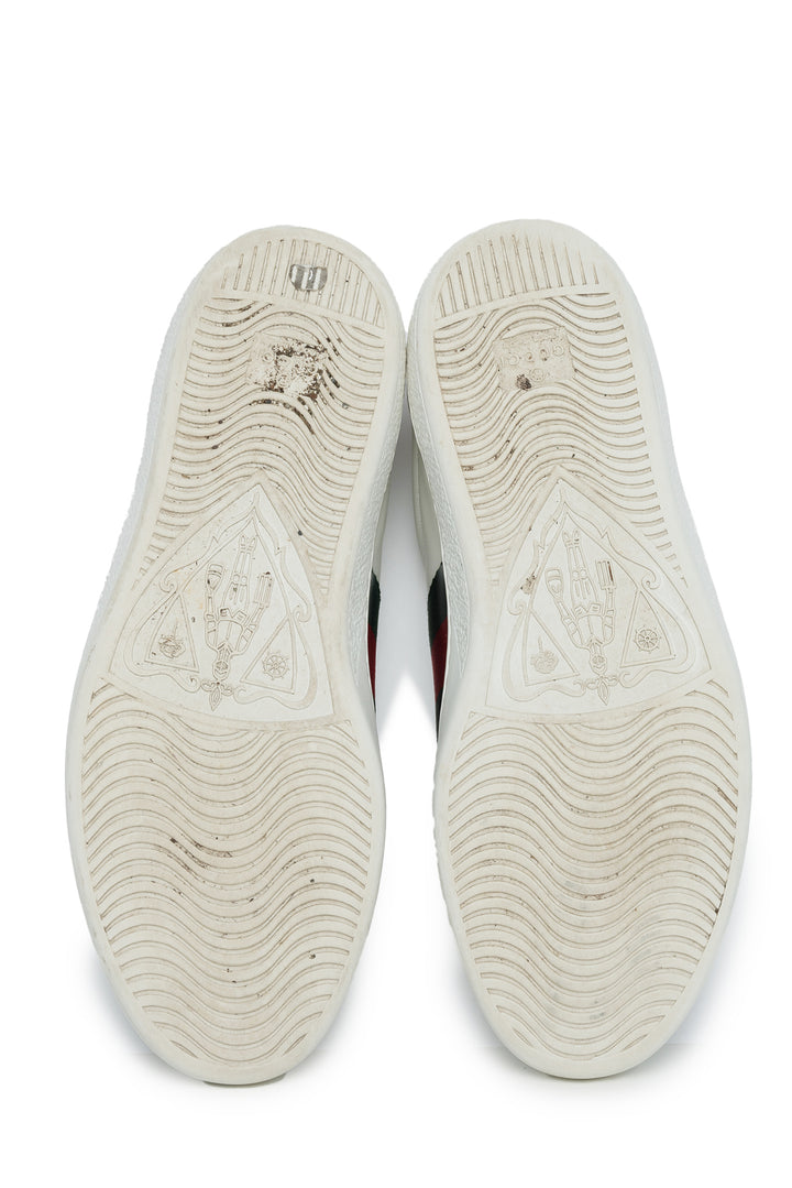 Gucci Size 8 Kingsnake Embroidered Ace Sneaker