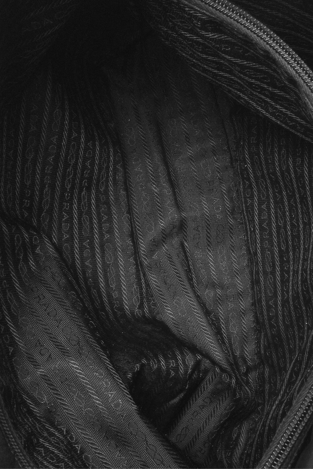 Prada Enamel Triangle Logo Tessuto Nylon Tote