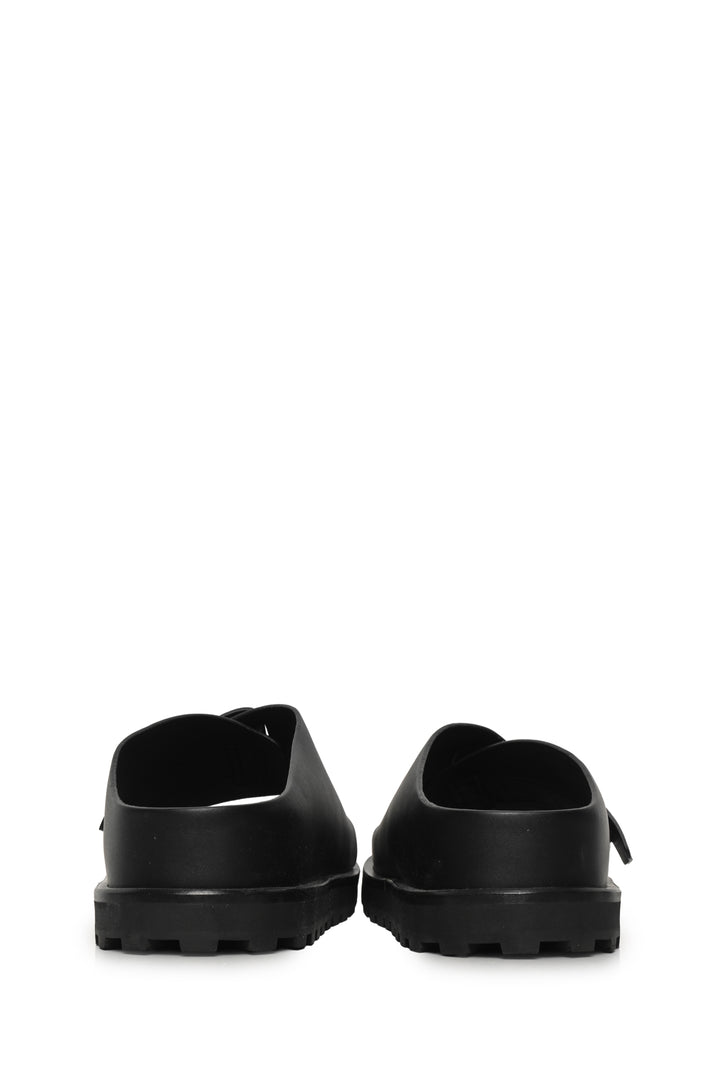 Jil Sander Size 39 Platform Leather Slides