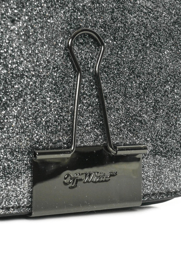 Off White Glitter Baby Flap Bag