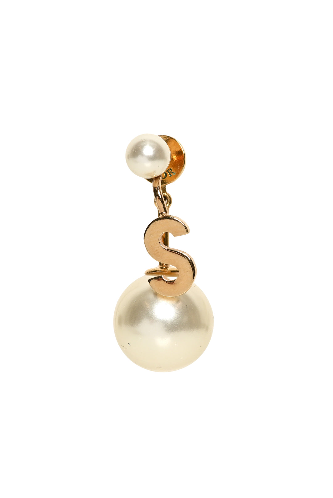 Dior ABCDior Tribales Letter S Single Earrings