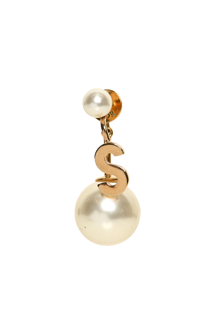 Dior ABCDior Tribales Letter S Single Earrings