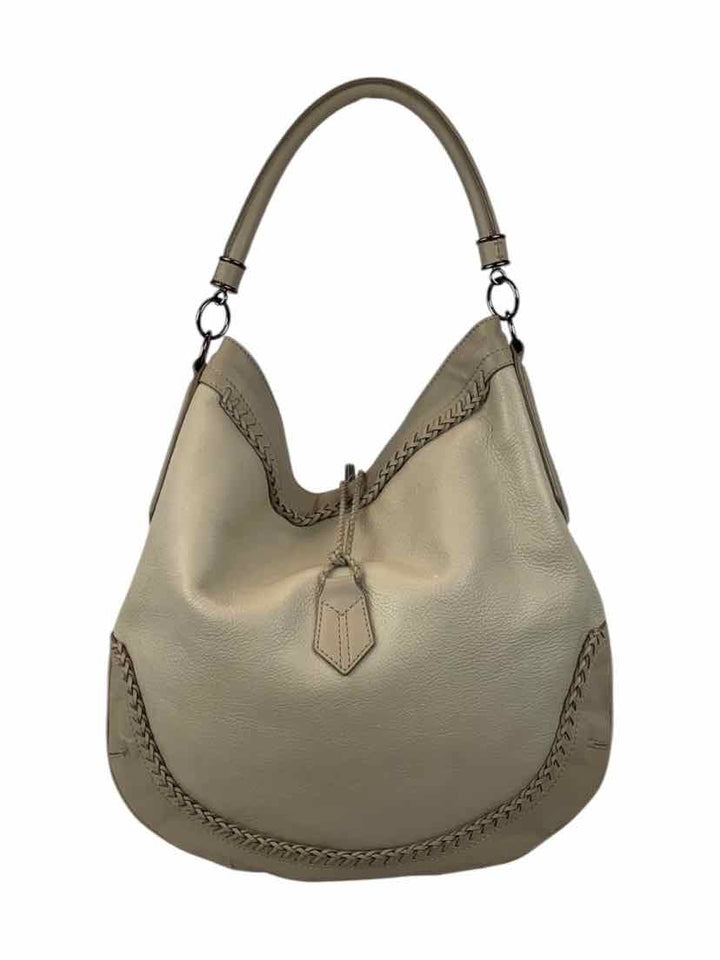 Burberry Woven Accent Hobo Bag