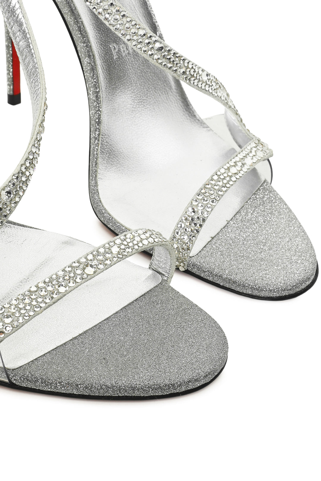 Christian Louboutin Size 39 Glitter Rosaline Strass Sandals