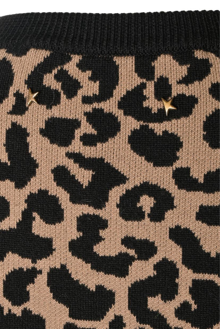 Golden Goose Size M Leopard Print Wool Sweater
