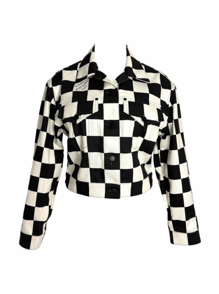 Louis Vuitton Size 36 Damier Denim Jacket