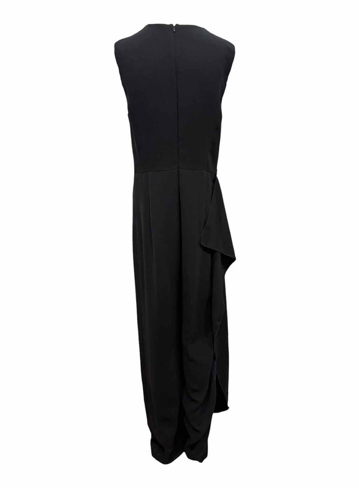 Max Mara Size S Sleeveless Draped Fabric Panel Jumpsuit