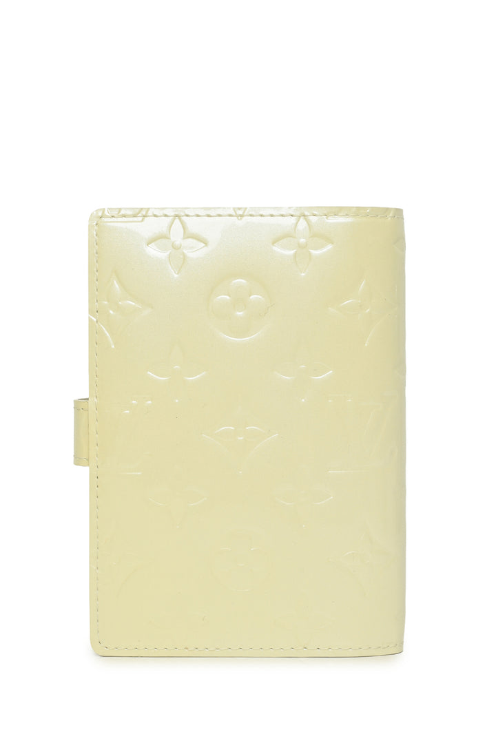 Louis Vuitton 2005 Monogram Vernis Small Ring Agenda Cover