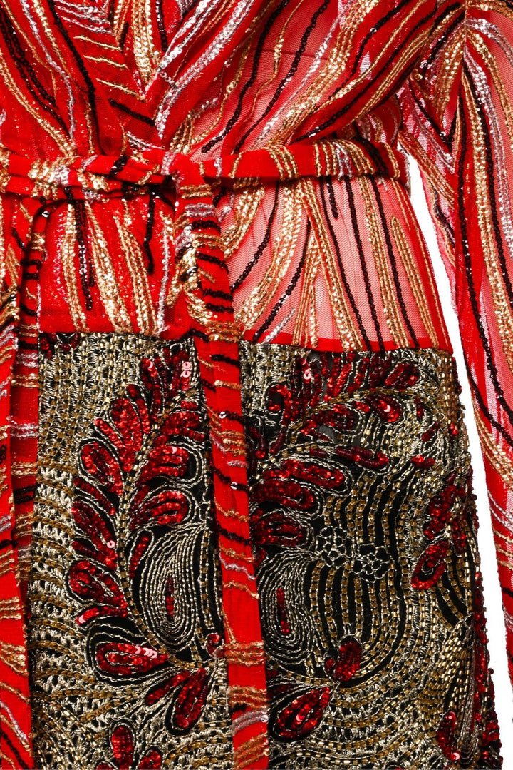 Dries Van Noten Size M Embroiderd Kimono