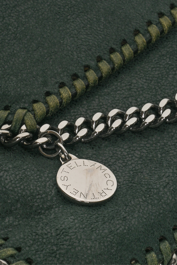 Stella Mccartney Falabella Shaggy Deer Vegan Suede Mini Chain Flap Crossbody