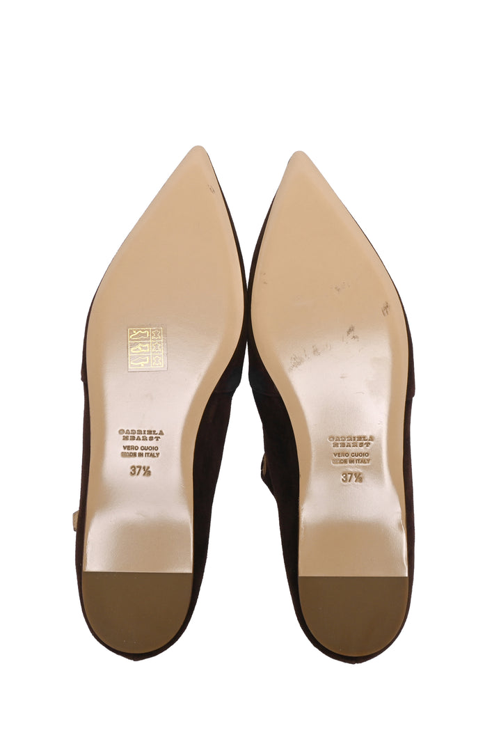 Gabriela Hearst Size 37.5 Lola Suede Flats