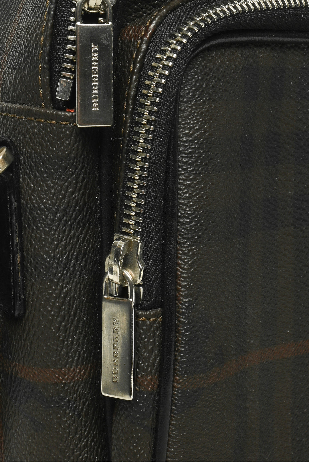 Burberry Coated Canvas Check Crossbody