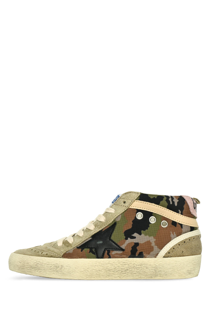 Golden Goose Size 38 Camouflage Mid Star Sneaker