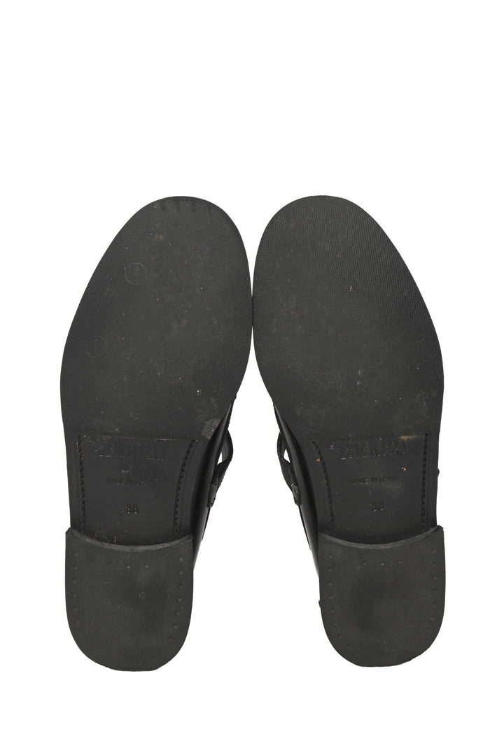 Hereu Size 38 Albar T-Bar Loafers