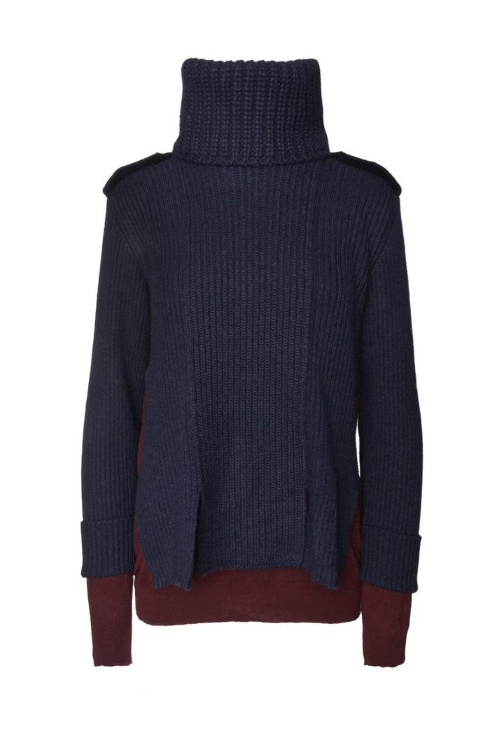 Alexander Mcqueen Size XS Cowl Neck Wool & Cashmere Blend Sweater