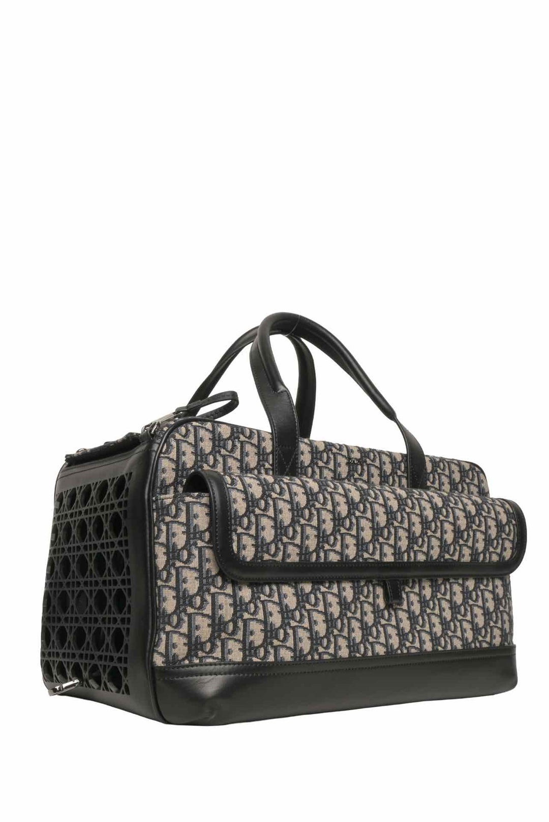 Dior Oblique Jacquard Hit The Road Pet Carrier Tote