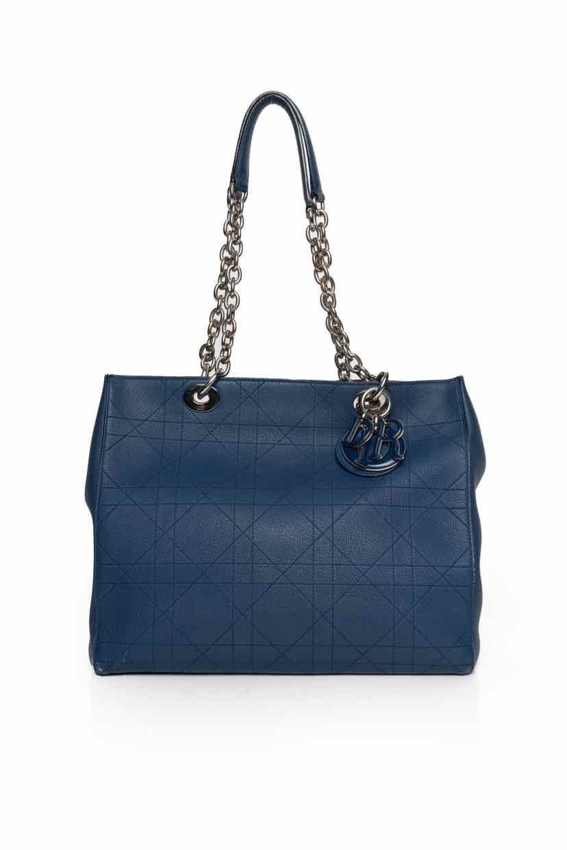 Christian Dior Grained Calfskin Cannage Medium Ultradior Tote