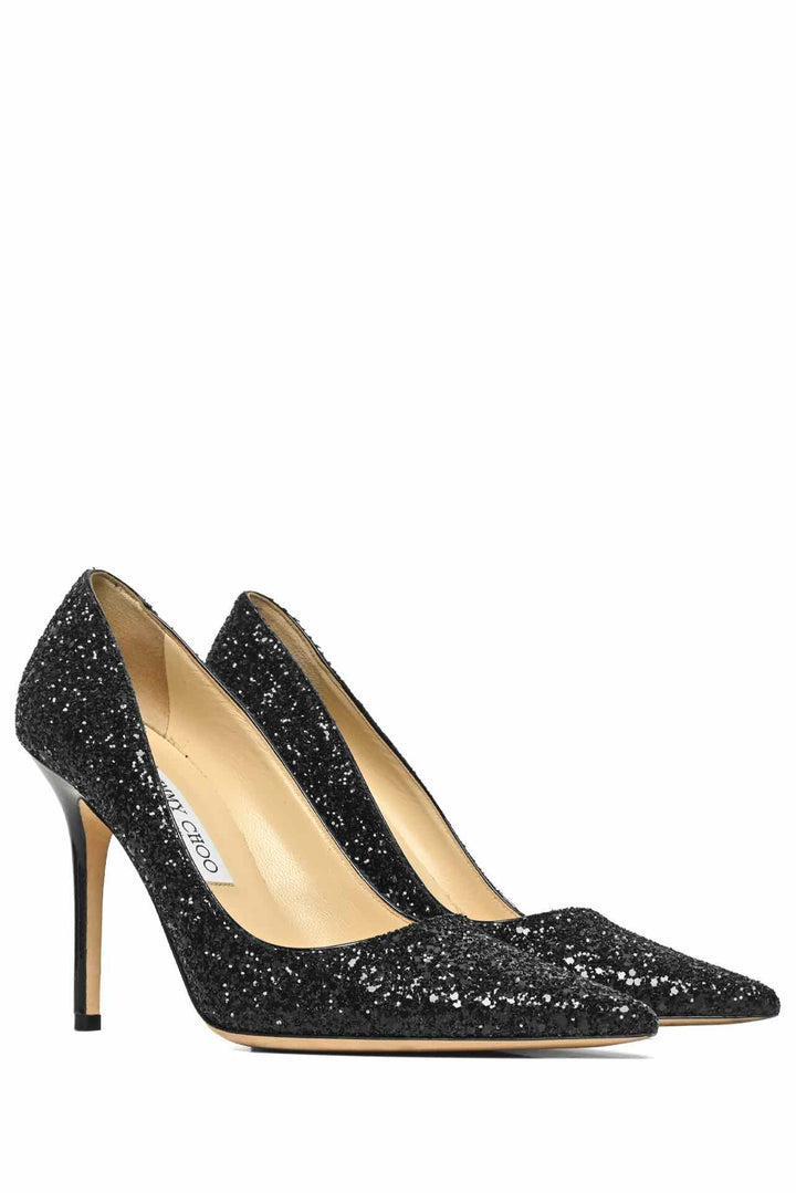 Jimmy Choo Size 38 Romy Glitter Pumps