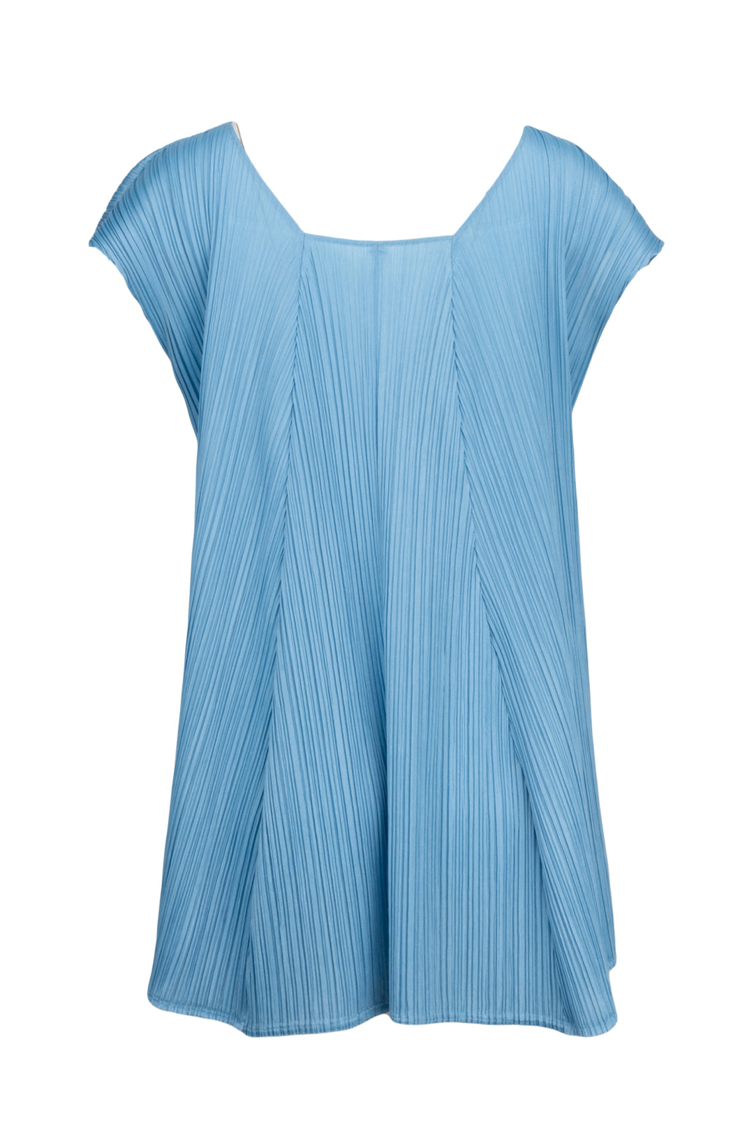 Pleats Please Size 3 Sleeveless Pleated Mini Dress