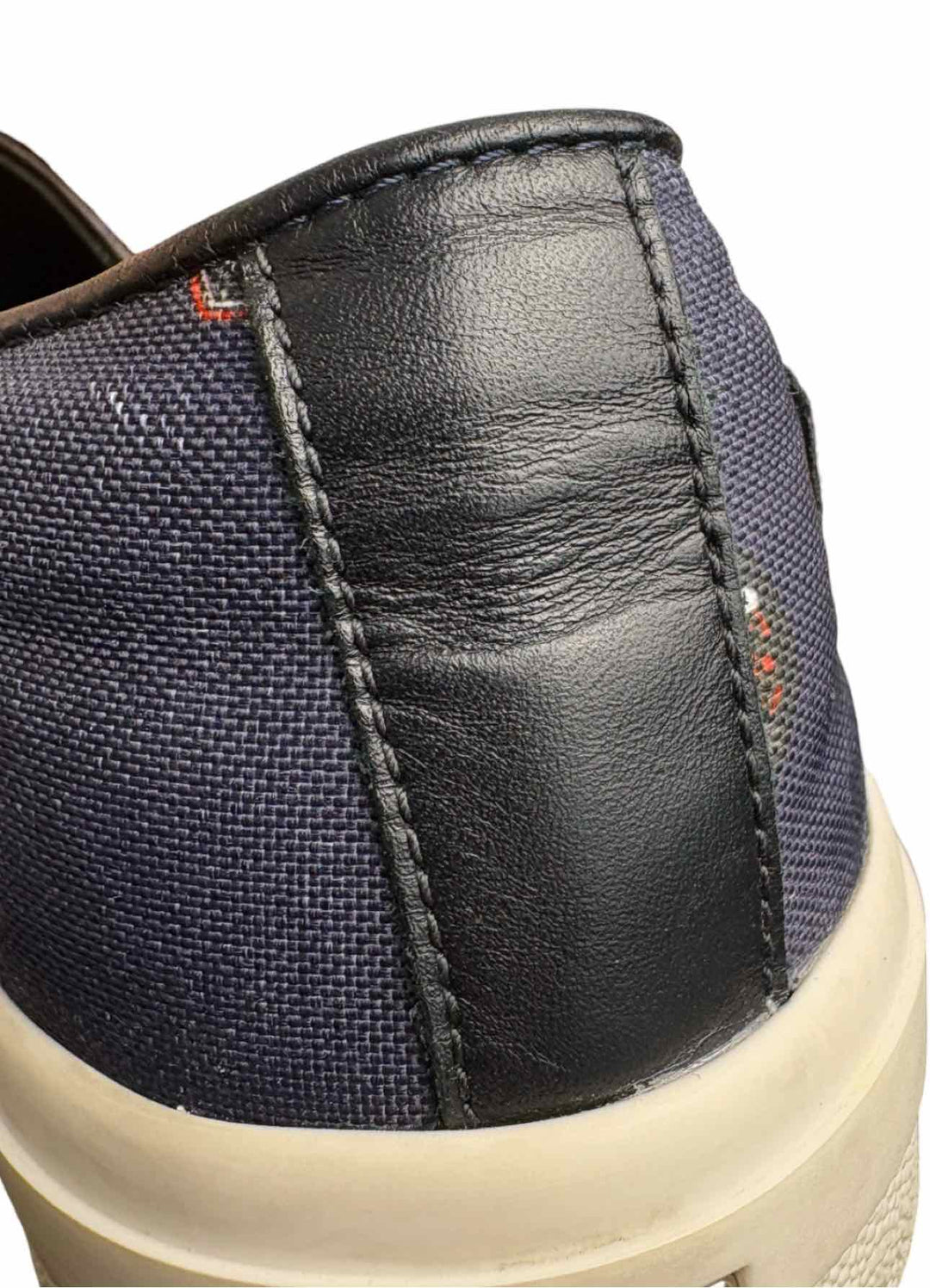 Alexander Mcqueen Size 42 Men's Patchwork Canvas Slip-on Sneakers