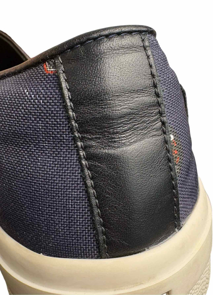 Alexander Mcqueen Size 42 Men's Patchwork Canvas Slip-on Sneakers
