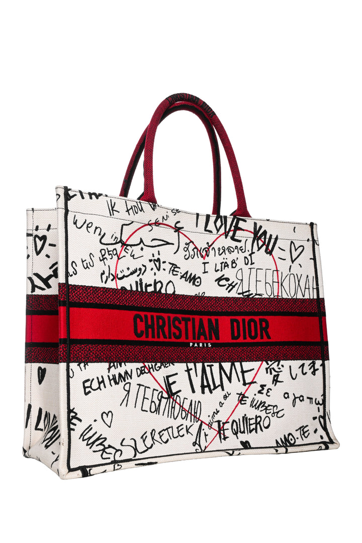 Dior Large Graffiti Book Tote