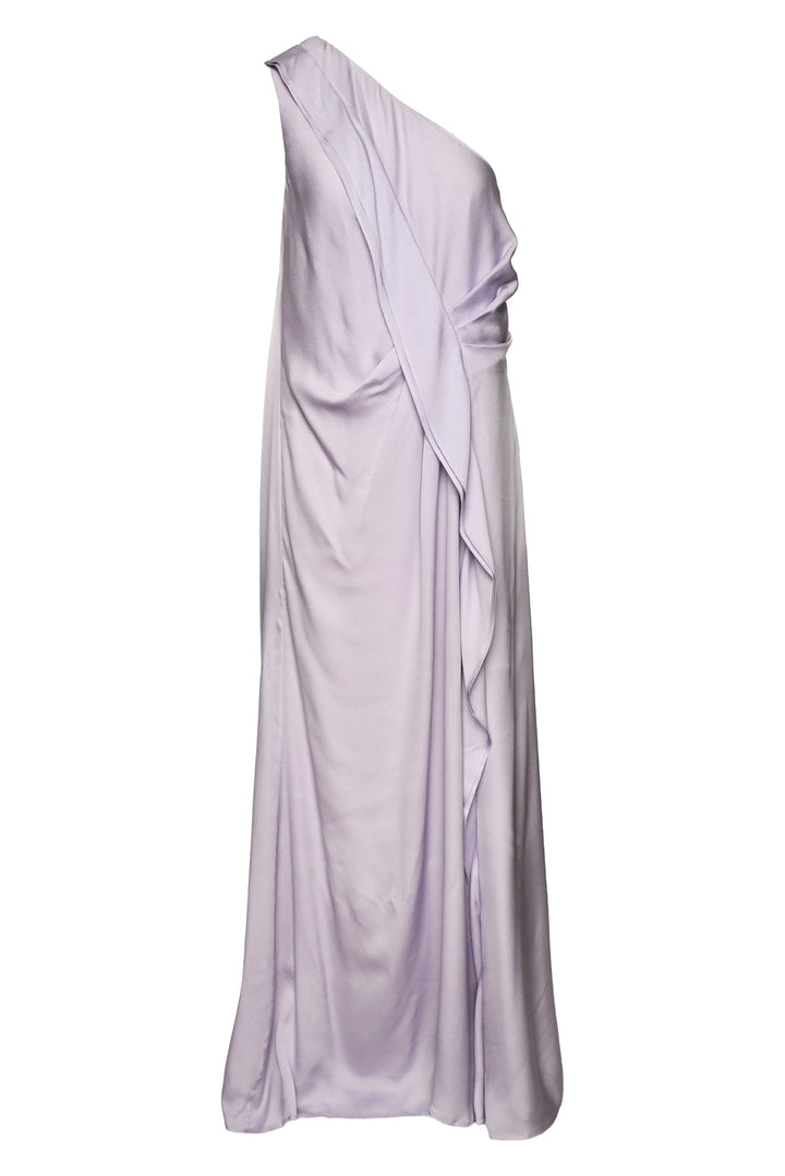 Escada Size 44 One Shoulder Silk Dress