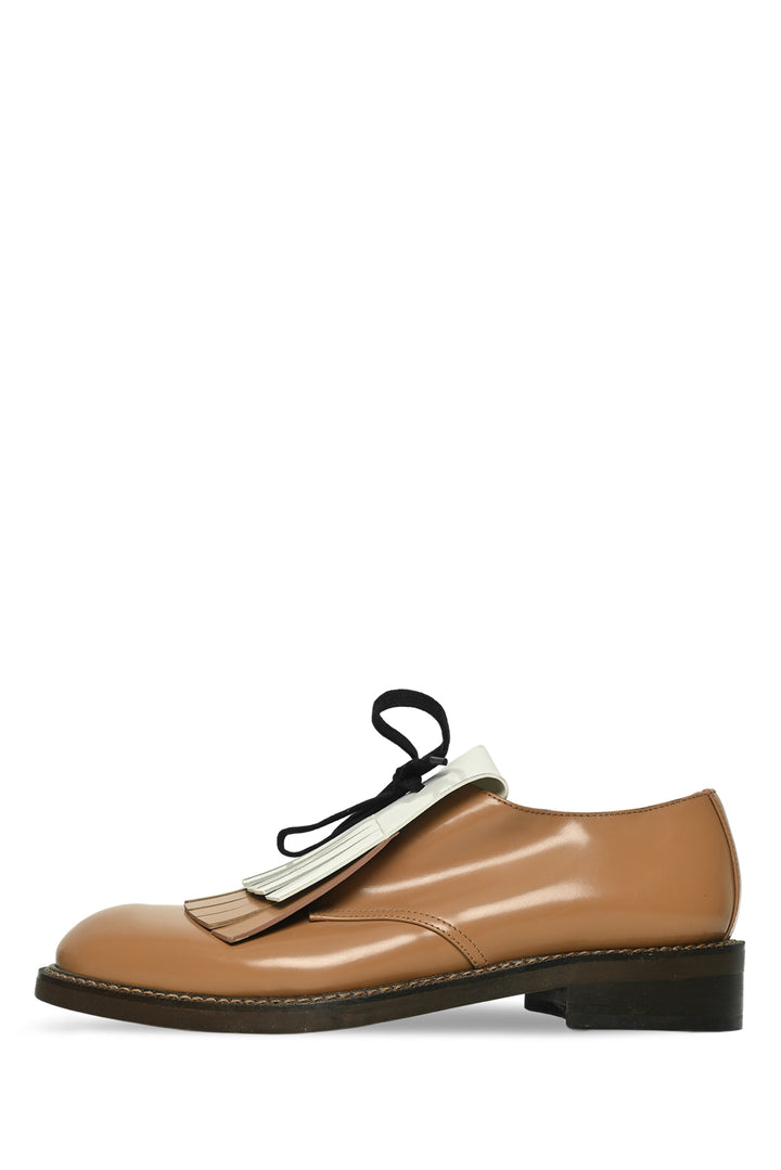 Marni Size 40 Kiltie Fringe Derby