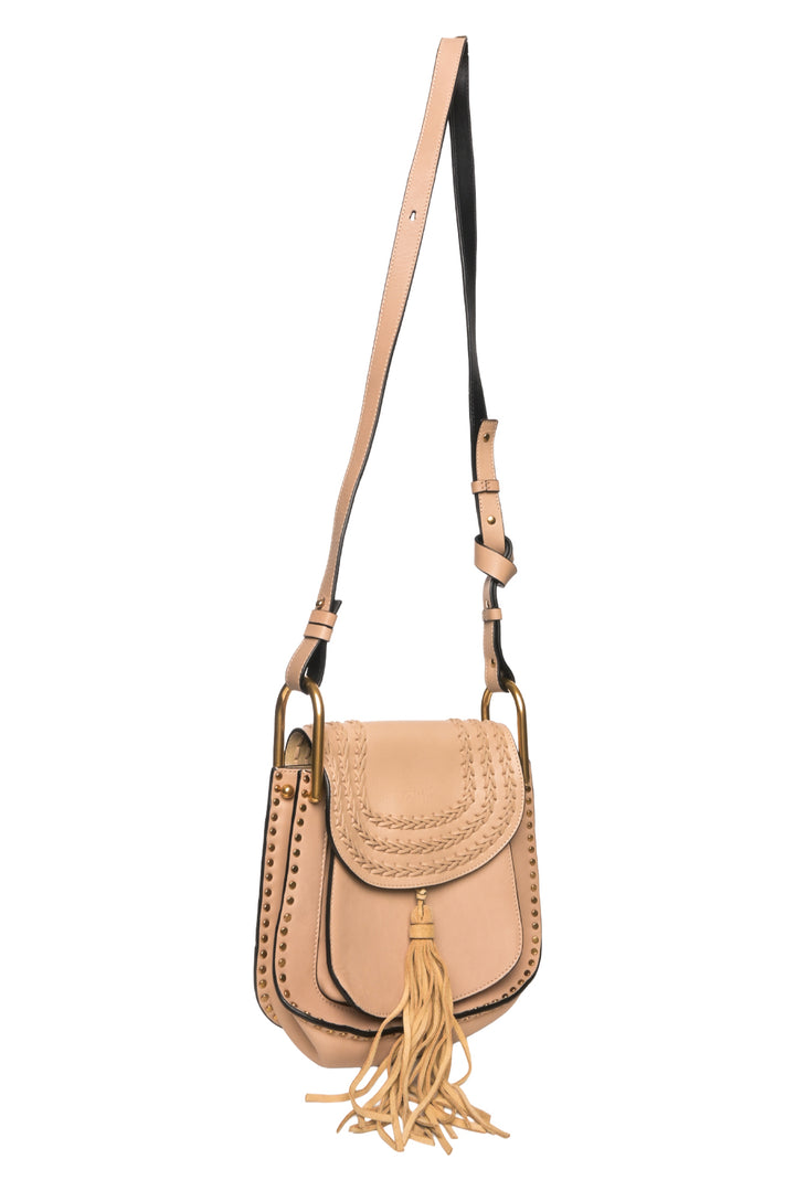 Chloe Braided Leather Hudson Crossbody