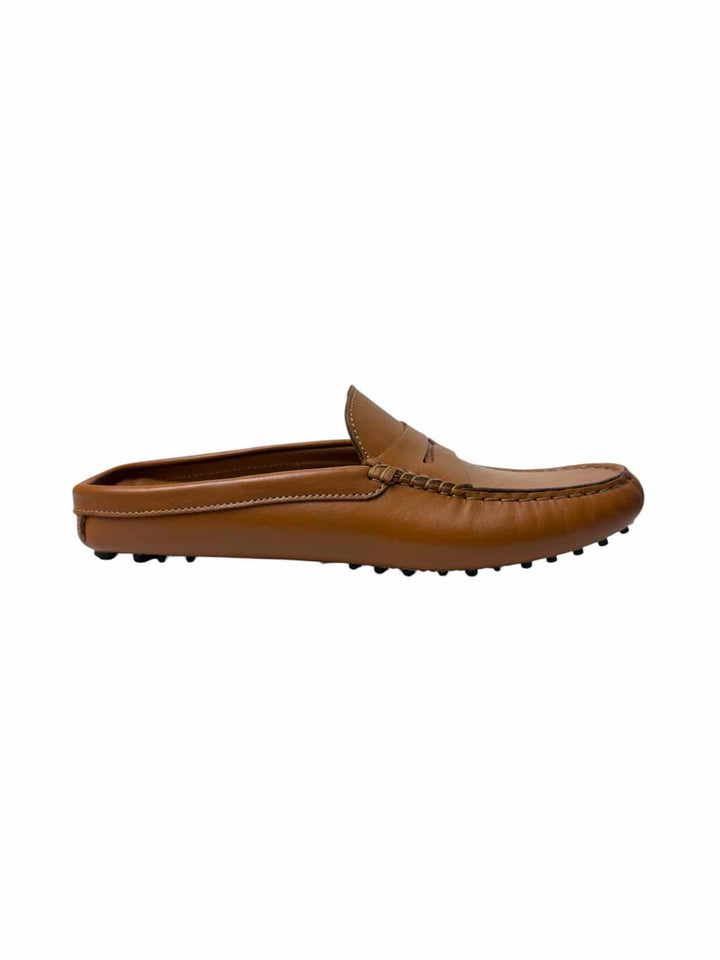 Scarosso Size 38 Moccasin Stitch Leather Mules & Clogs