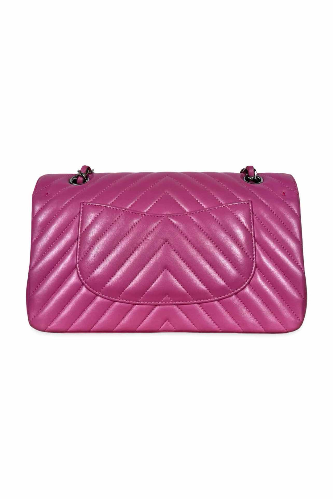 Chanel Calfskin Chevron Quilted Medium Double Flap