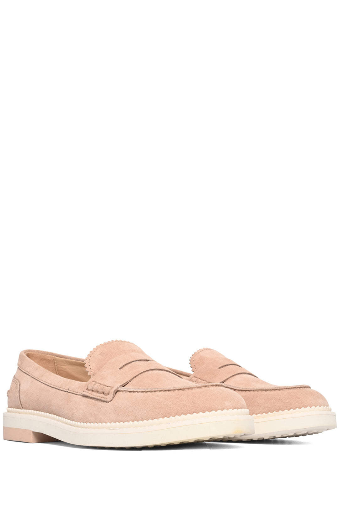 Tod's Size 39 Suede Penny Loafers