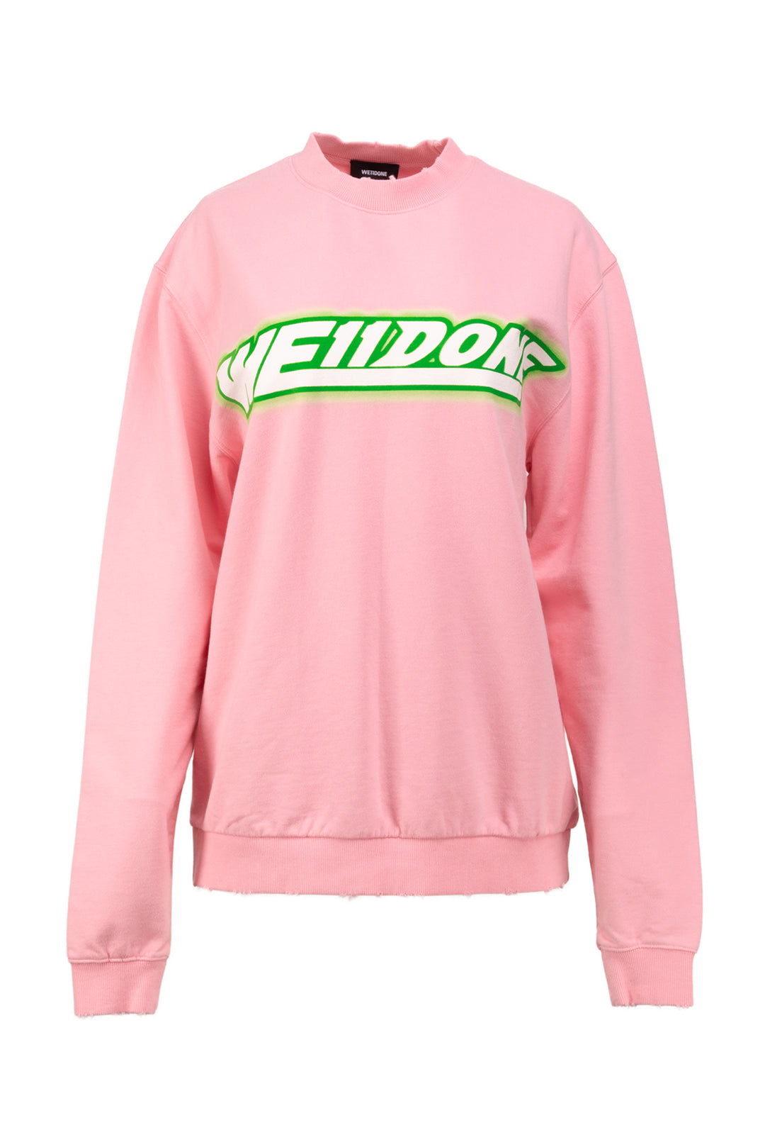 Welldone Size XS Distressed Logo Sweatshirt