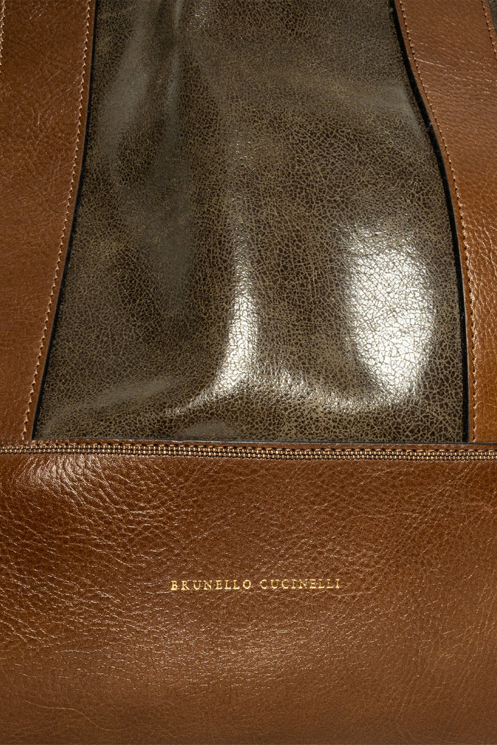 Brunello Cucinelli Monili Beaded Large Tote & Clutch