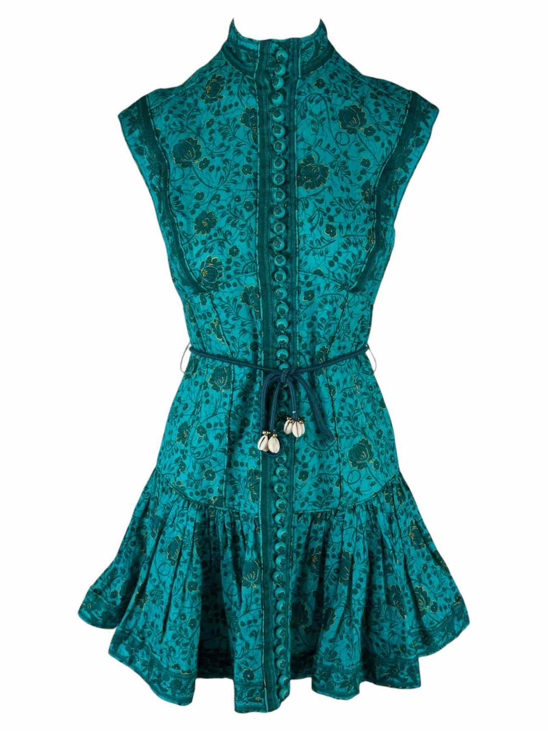 Zimmermann Size 2 Lulu Panelled Flip Mini Dress