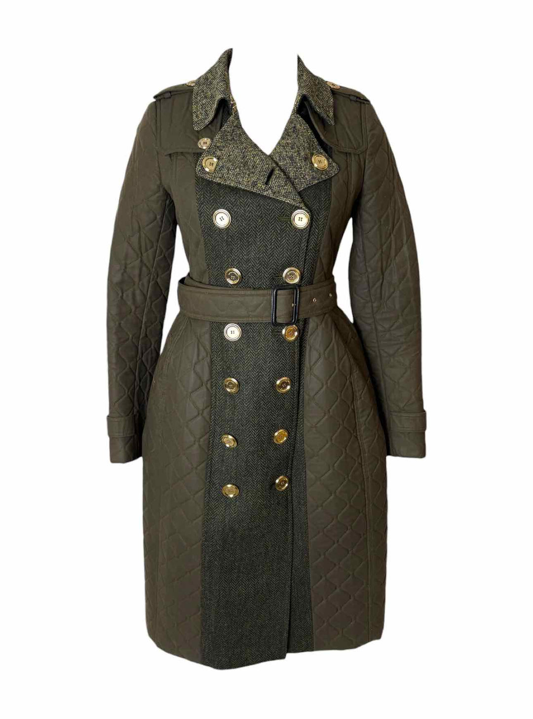 Burberry Prorsum Quilted Double Breasted Size 40 Coat