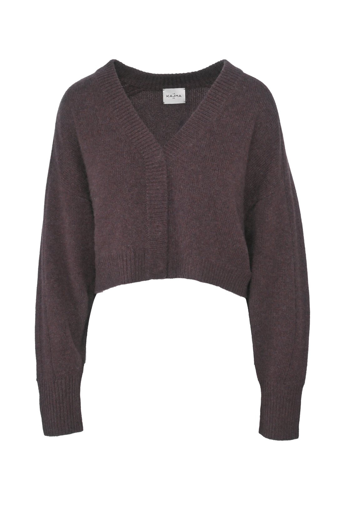 LE KASHA Size OS Cropped Cashmere Cardigan