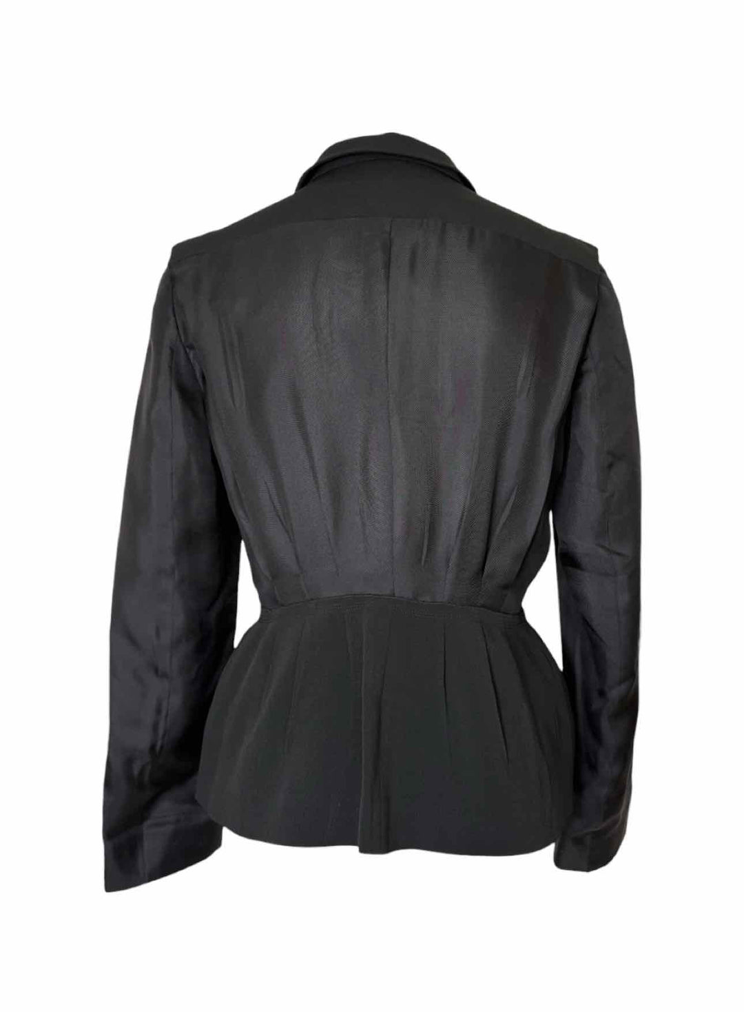 Prada Size 44 Vintage Silk Blend Blazer