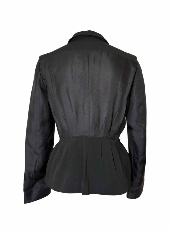 Prada Size 44 Vintage Silk Blend Blazer