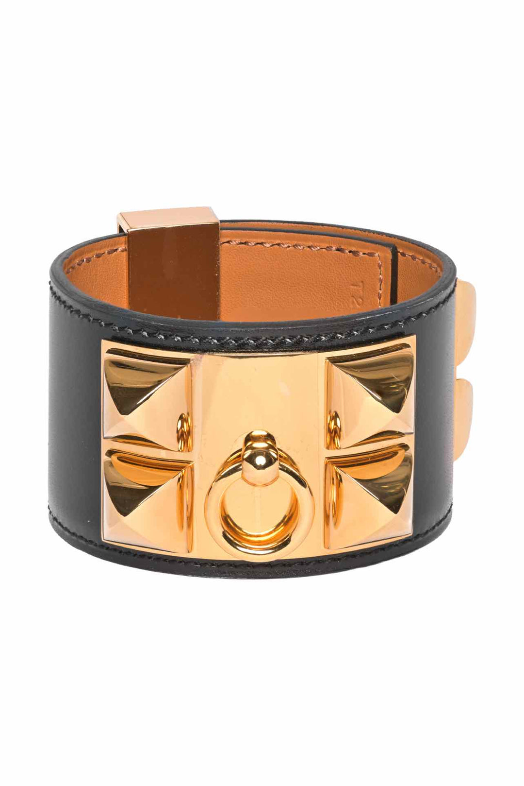 Hermes Size 2 2018 Box Calfskin Collier De Chien Bracelet